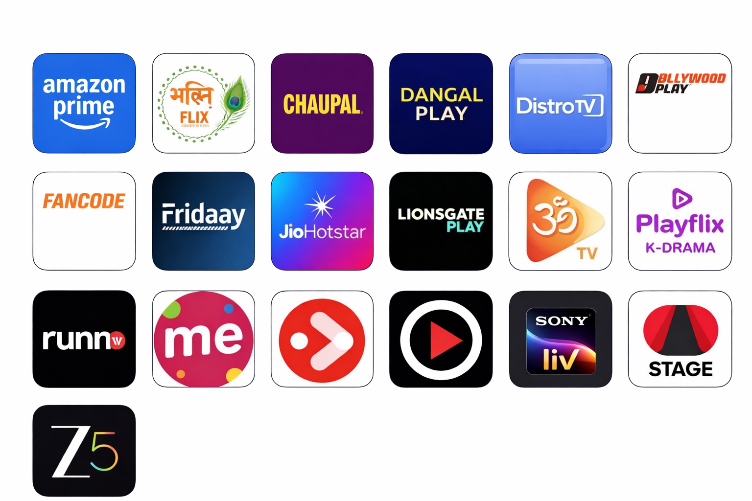 OTT Apps List